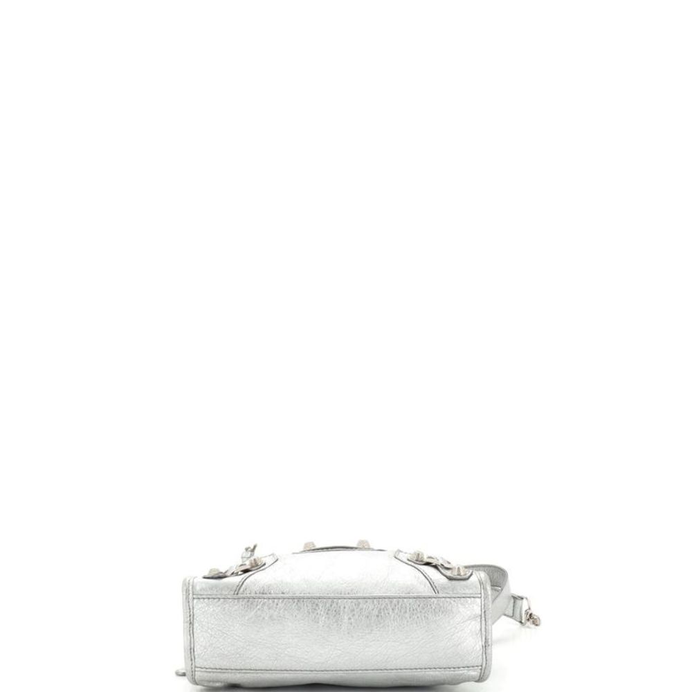 Balenciaga City Classic Studs Bag Leather Mini Silver - Picture 5 of 10